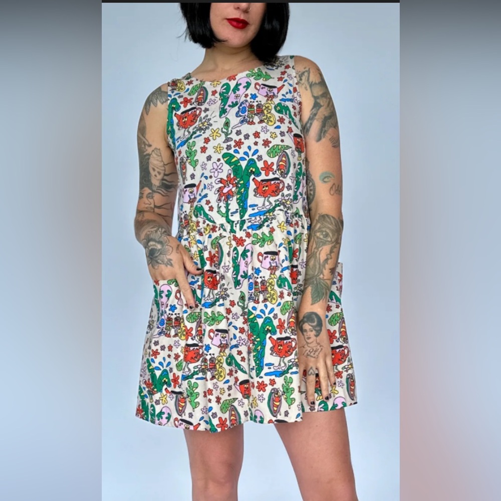 Nooworks Bug Out Big Pocket Dress NWT 3X